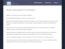 Tablet Screenshot of bestautoresponders.com